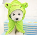 Pet Bathrobe Hoodies Soft Absorbent Drying Towel for Pets