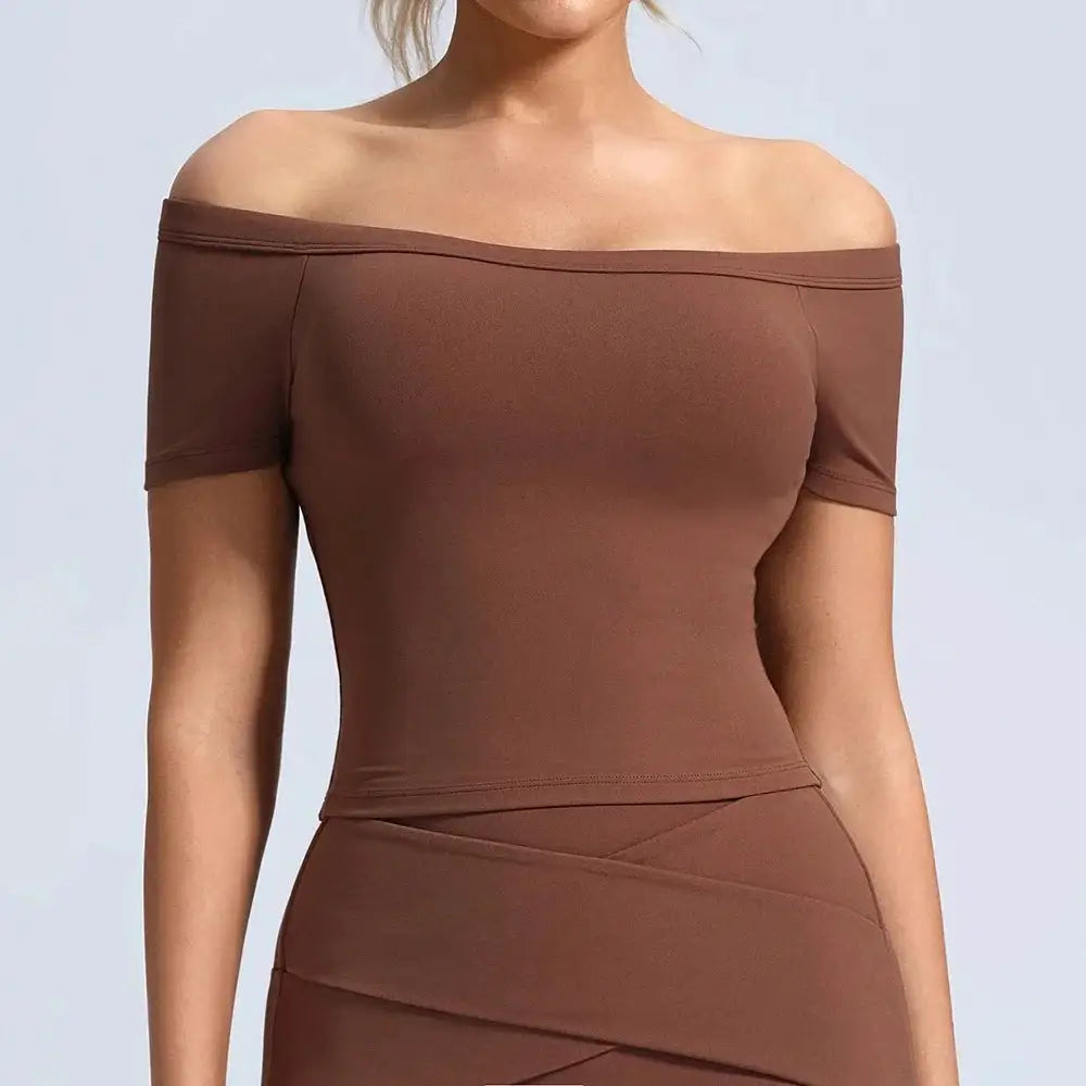 Yoga Shirts Cloud Hide Sexy Long Sleeve Top — product view 12