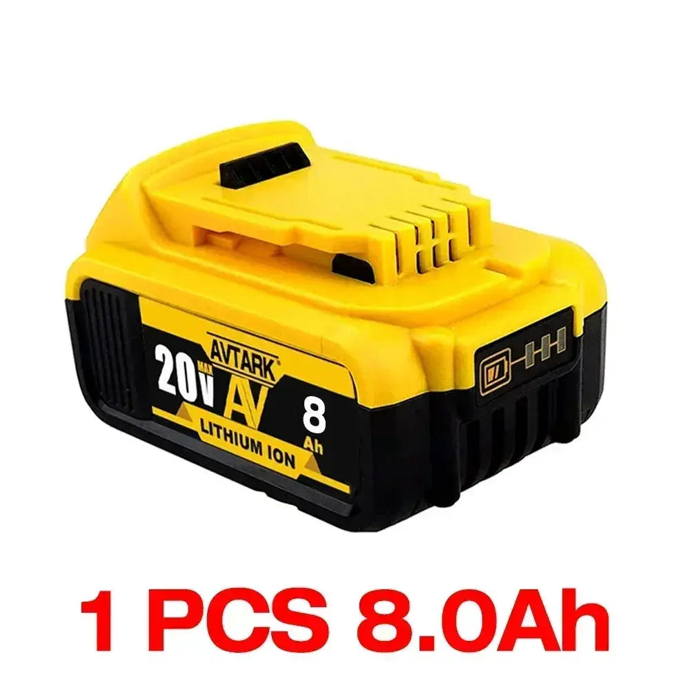 Compatible 18V 8Ah Lithium Battery for Power Tools