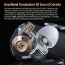 KZ EDX PRO X IEM Earphones Deep Bass Sound Noise Cancelling