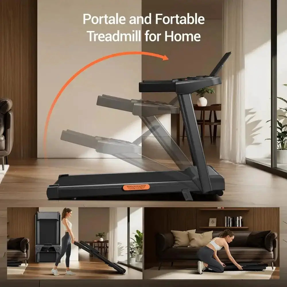 15% Incline 3-in-1 Portable Treadmill for Home and Office, 300 lbs Capacity, 3.0HP Quiet Walking Pad