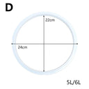 Premium Silicone Sealing Ring for Pressure Cookers 16-24cm