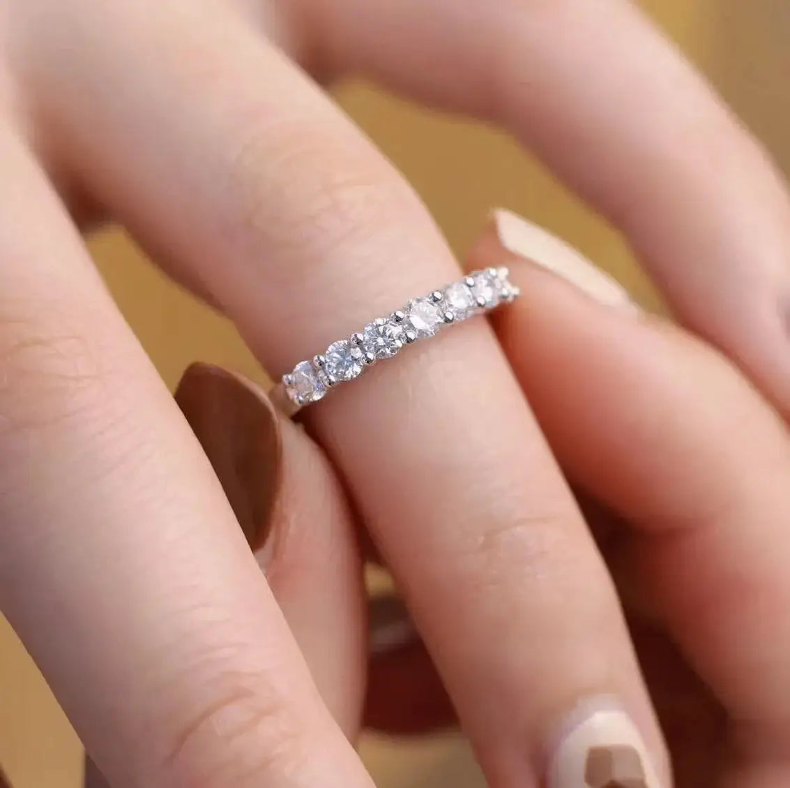 Premium Silver Moissanite Ring — product image 4
