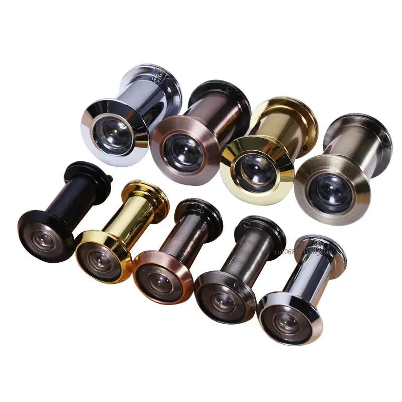 220 Degree Door Viewer HD glass lens Wide Angle Peephole Security Hidden Door Adjustable Glass Lens For Furniture Hardware Tools by stepyours.com