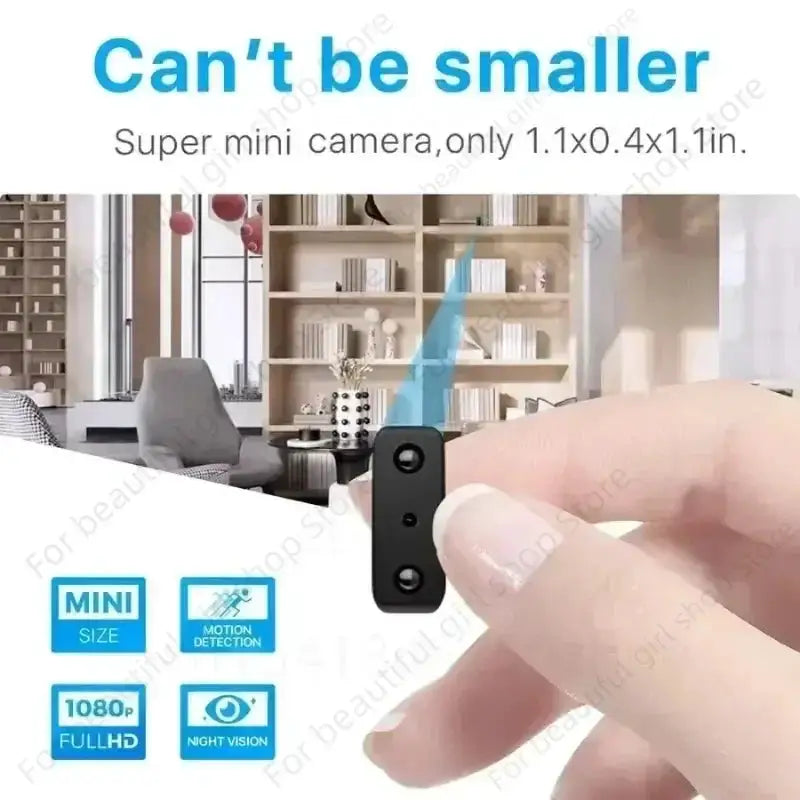 Mini WiFi Camera 1080P Remote Monitoring Night Vision Battery