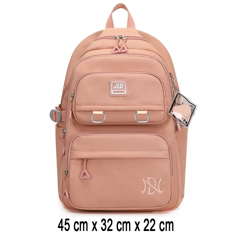 Padded Nylon School Carry Backpack