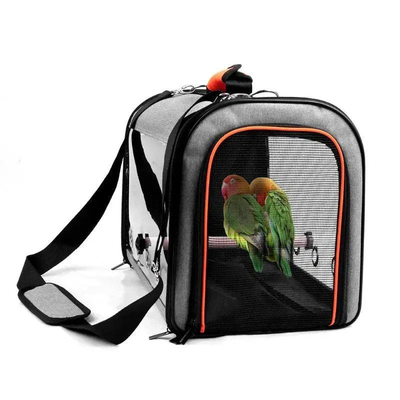 Parrot Travel Carrier Bag Lightweight Mesh Ventilated Cage