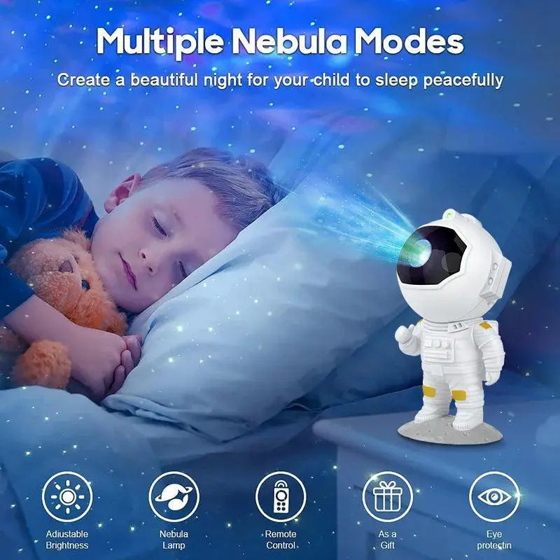Star Projector Galaxy Night Light Astronaut Nebula Gifts