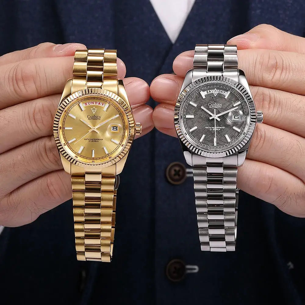 CADISEN DD40 Men Watches Luxury Automatic Mechanical Watch Men AR Sapphire Glass 10Bar Japan MIYOTA 8285 Movement Wristwatch Men