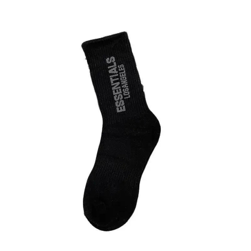 Unisex Lettered High Socks Set for Everyday Comfort Style