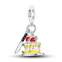 Silver Plated Charm Beads Bracelet