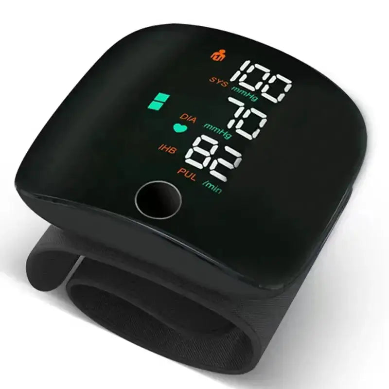Medical Automatic Sphygmomanometer Digital Wrist BP Blood Pressure Monitor PR Pulse Meter Tonometer