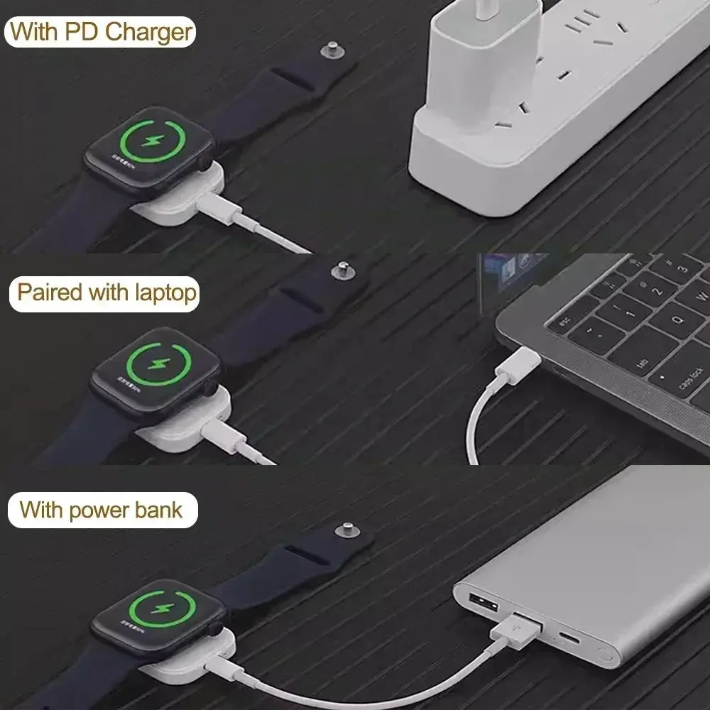 VIKEFON Magnetic Wireless Charger For Apple Watch Series 9