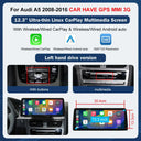 8.9 Inch and 12.3 Inch Audi A5 Car Multimedia Screen 2008-2016 Wireless CarPlay