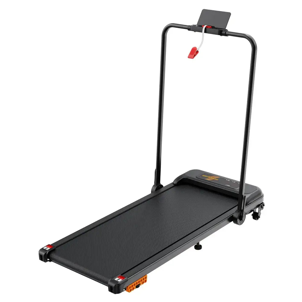 Wholesale Professional Cheap 1.5HP Motor Gym Fitness LED Screen 2 in 1 Electric Manual 2 Levels Incline Walking Pad Treadmill