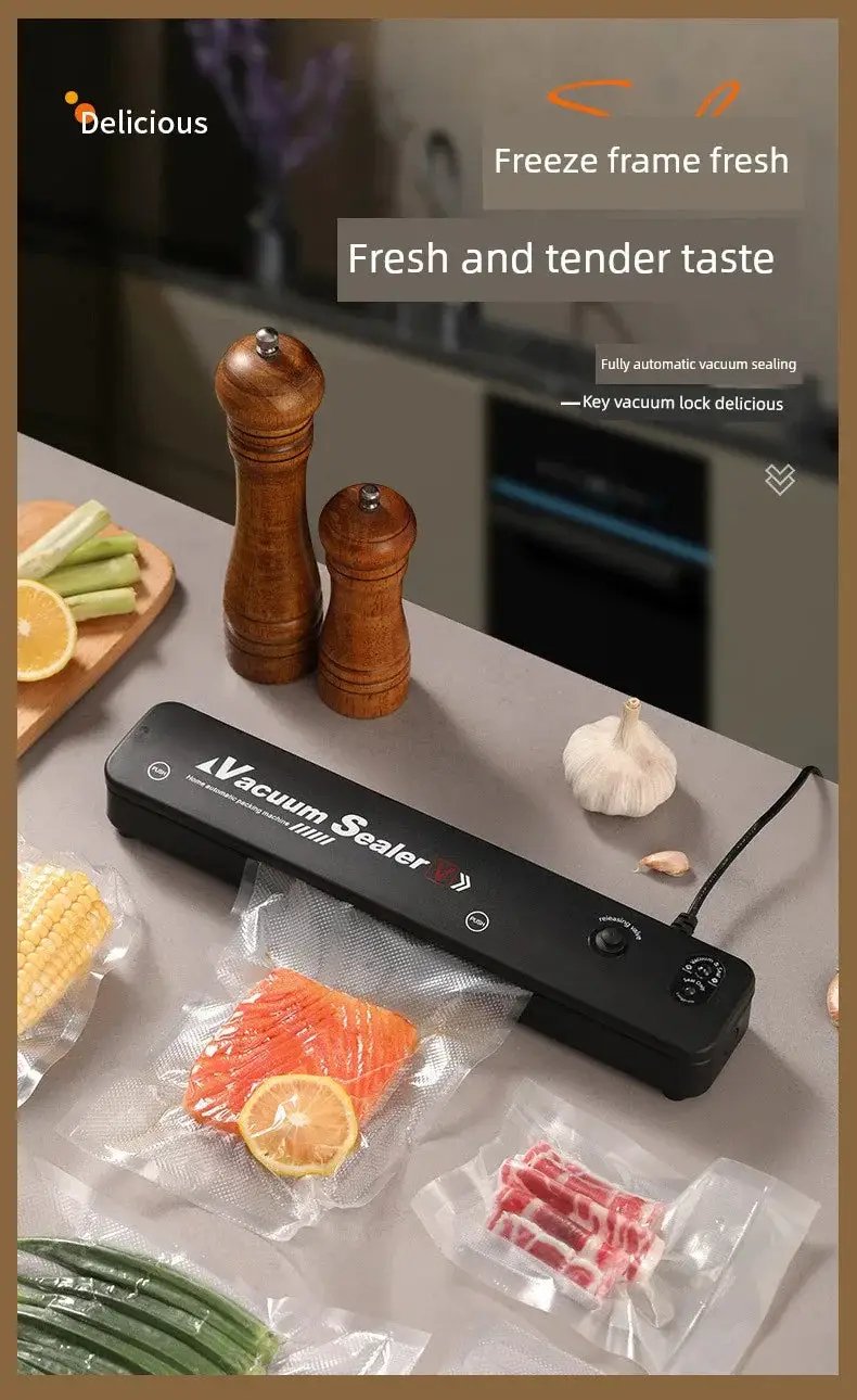 Compact Vacuum Sealing Machine For Home Kitchen Fresh Food - OurLum.com