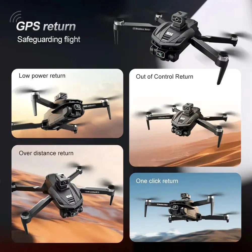 V168 Max GPS Drone - 4K Camera With Built In 4.5-Inch FPV Display Foldable Ready