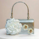 Flower Handle Square Bag Shoulder