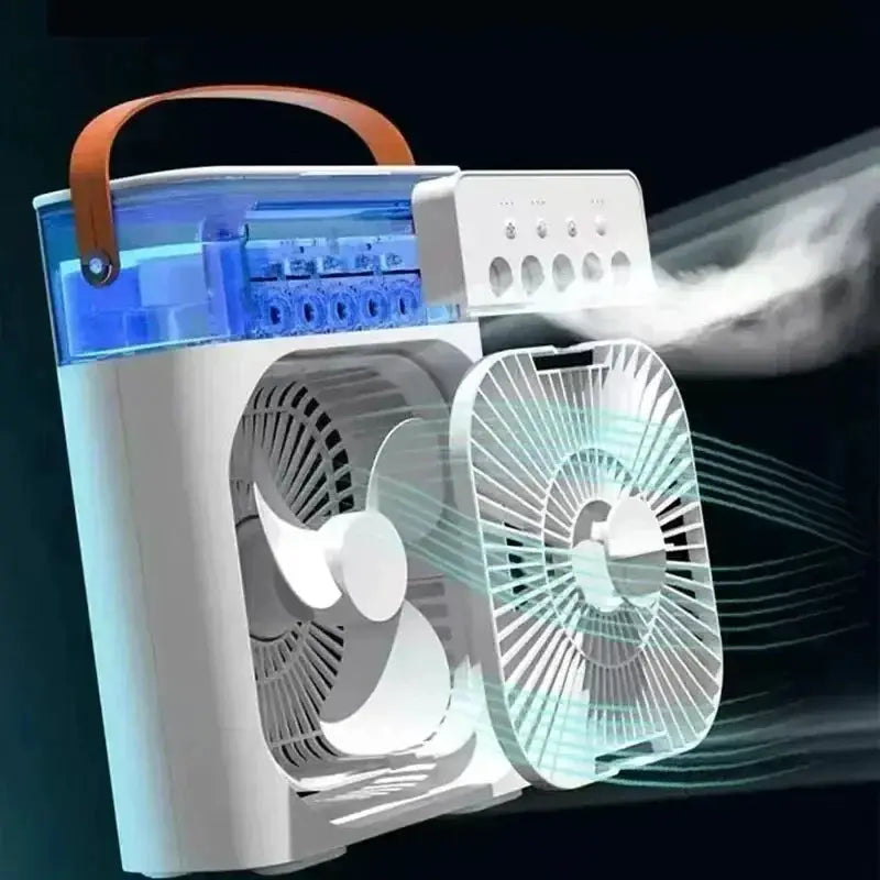 Portable Humidifier Fan USB Air Conditioner Desk Cooler - OurLum.com