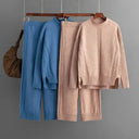 Warm Knitwear Set for Women Office Wear