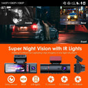 Smart Dash Cam for Drivers With 4K GPS and LCD Pro