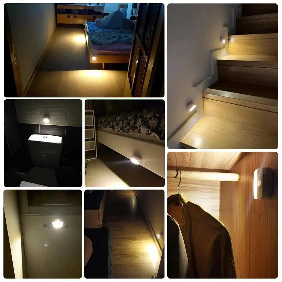 Motion Sensing LED Night Light Smart Energy Saving Lamp