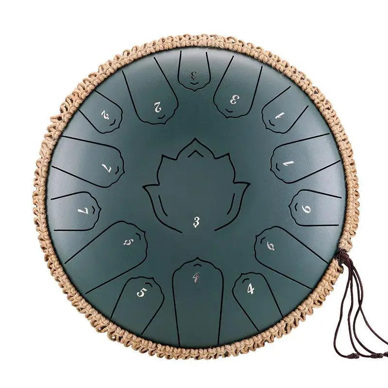 Hluru Music Drum 15 Notes Glucophone Steel Tongue Drum