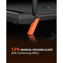 Portable 12 Percent Incline Walking Pad Treadmill Desk Ready