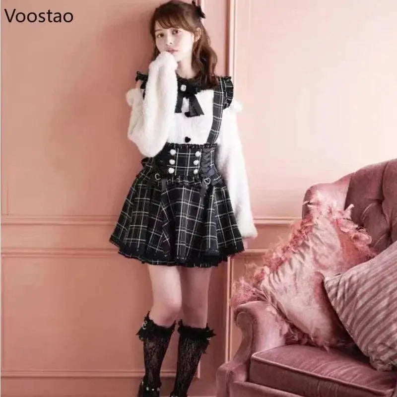 Gothic Lolita Empress Skirt Japanese Charm Twist Fashion