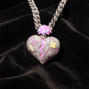 Iced Out Broken Heart Umbrella