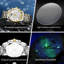 Olevs Premium Steel Quartz Watch