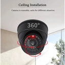 Fake Conch Camera - Red Flashing LED for Security