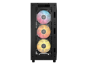 The CORSAIR 3200D RS ARGB is a spacious and fully-loaded mid-tower chassis with 3x RS120 ARGB fans and useful DIY features for an easy build with powerful cooling. Smoke.