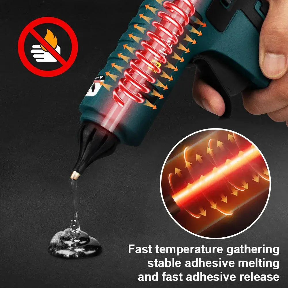 100W Electric Hot Melt Glue Gun For Makita 18V Battery - OurLum.com