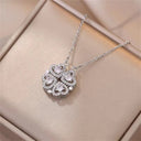 Fashion Retro Lucky Four Leaf Clover Necklace Gift for Women