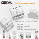 GEYA Smart Home AC Contactor For Efficient Automation
