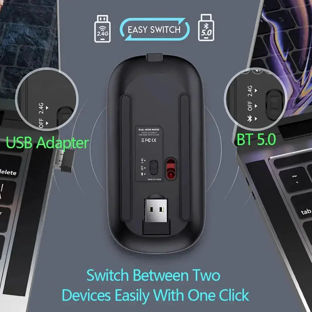 Rechargeable Bluetooth Gaming Mouse For Precision Control