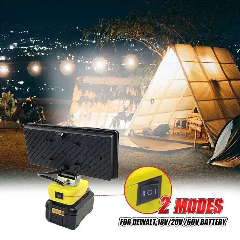 Portable 8 Inch LED Work Light For Batteries Bright Tool