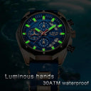 Luminescent Men's Silicone Sport Watch Stylish Outdoor Timepiece