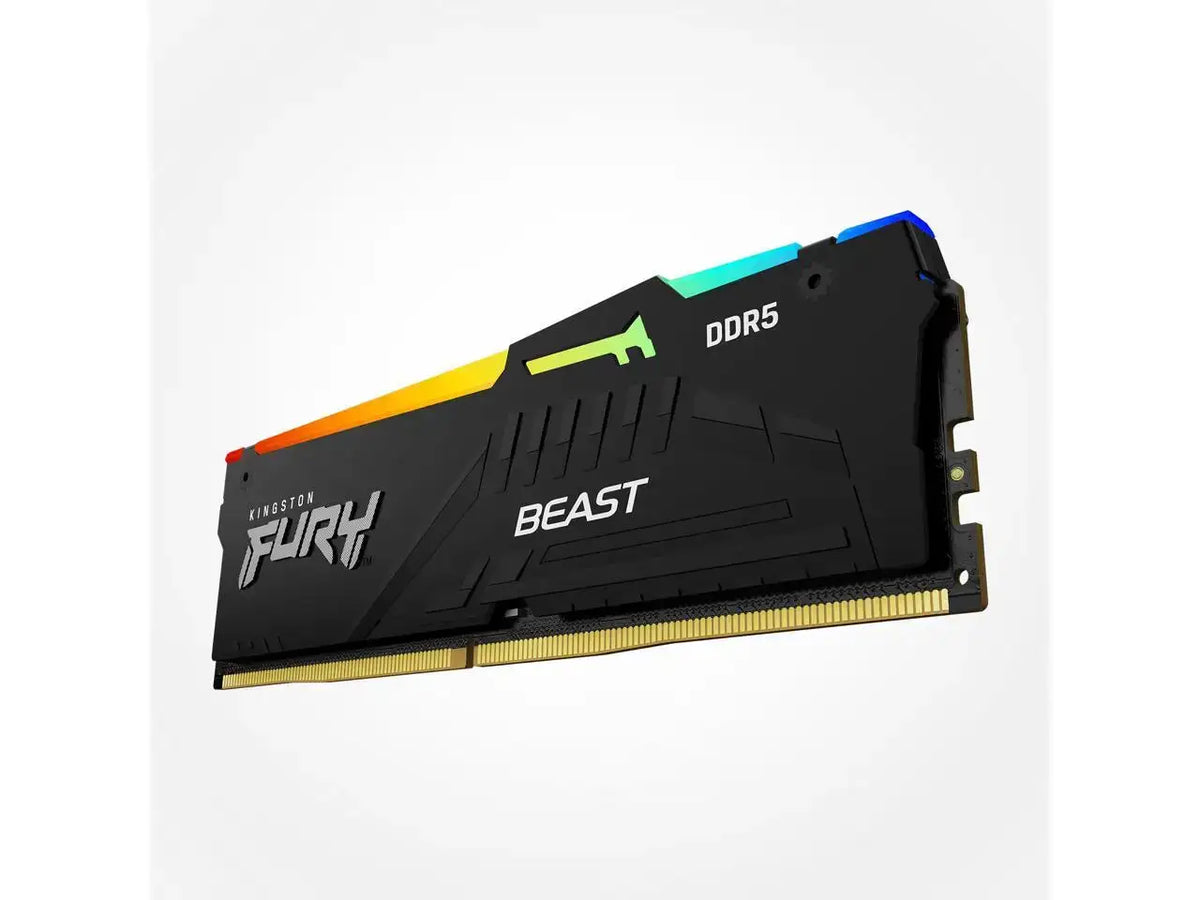 Kingston FURY Beast 32GB (2 x 16GB) 288-Pin PC RAM DDR5 6000 (PC5 48000) Memory (Desktop Memory) Model KF560C30BBEAK2-32