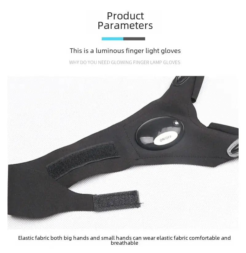 Illuminated Glove for Night Fishing — product view 11