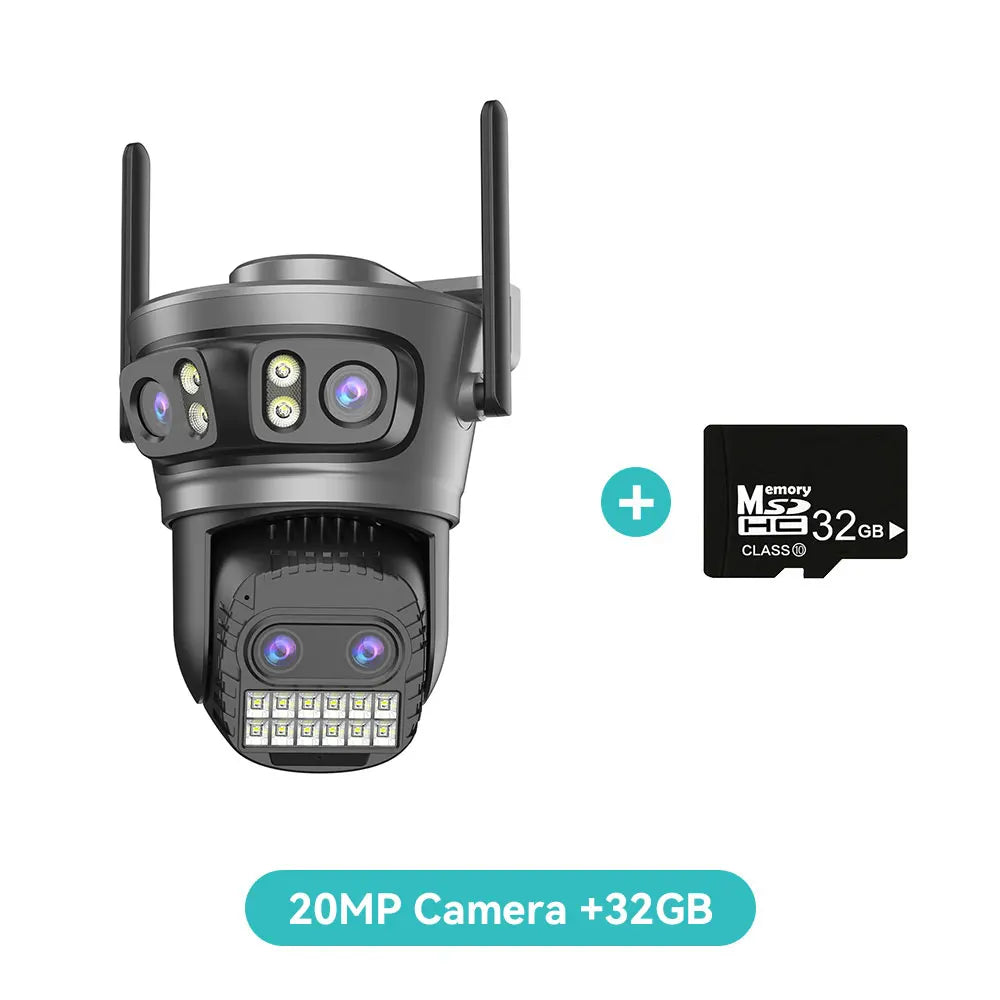 Outdoor Dual Security Video Camera