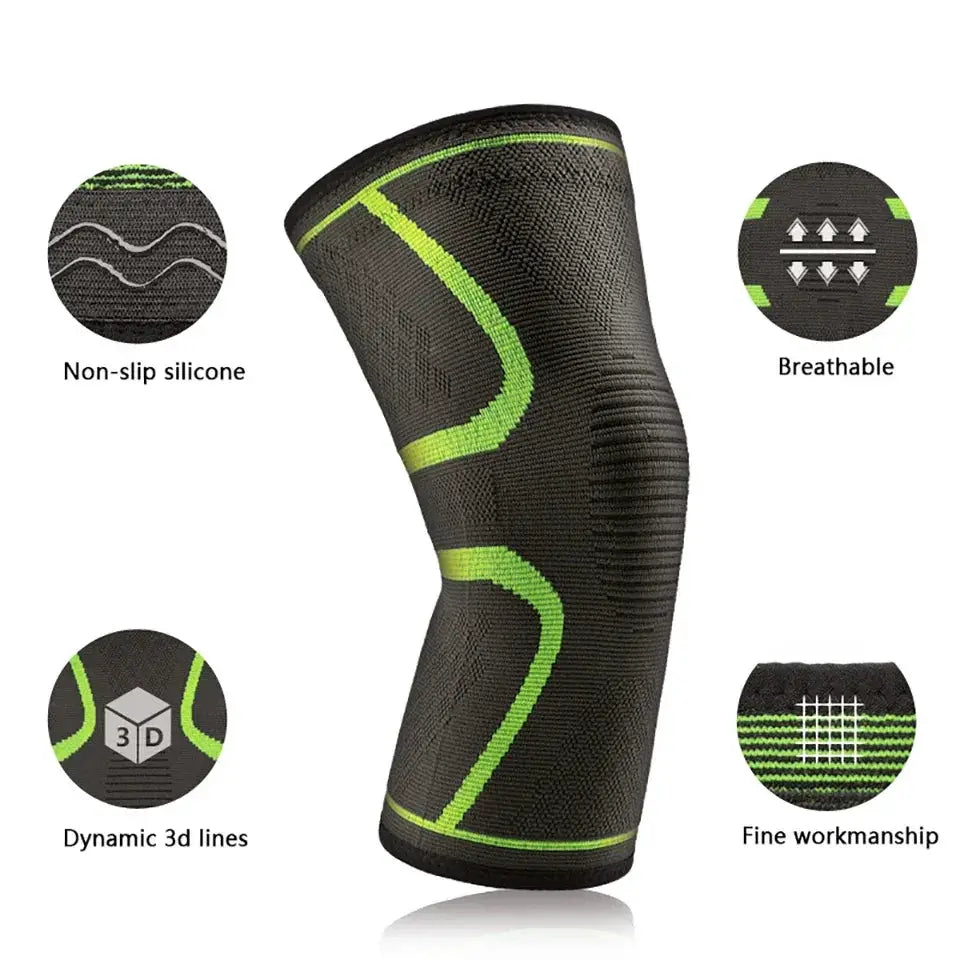 Winter Sports Knee Pads Non Slip Breathable Support
