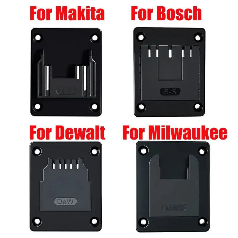 Machine Holder Battery Storage Rack For 18V Batteries