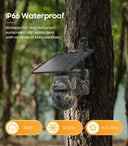 INQMEGA Solar Camera 4G with Solar Panel for Outdoor Use