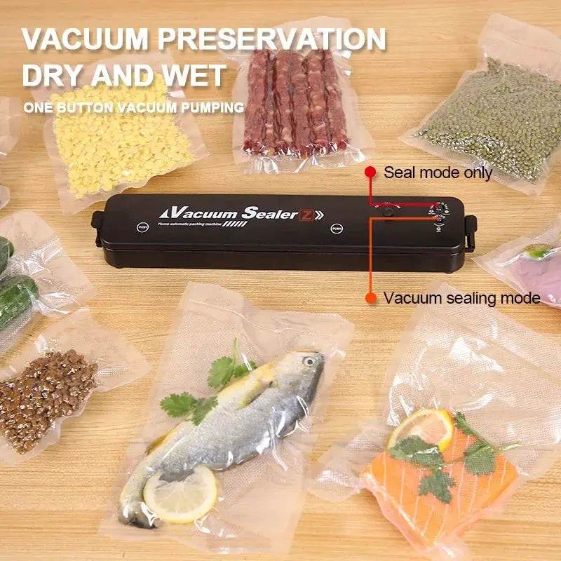 Electric Vacuum Sealer Machine For Fresh Food Storage - OurLum.com