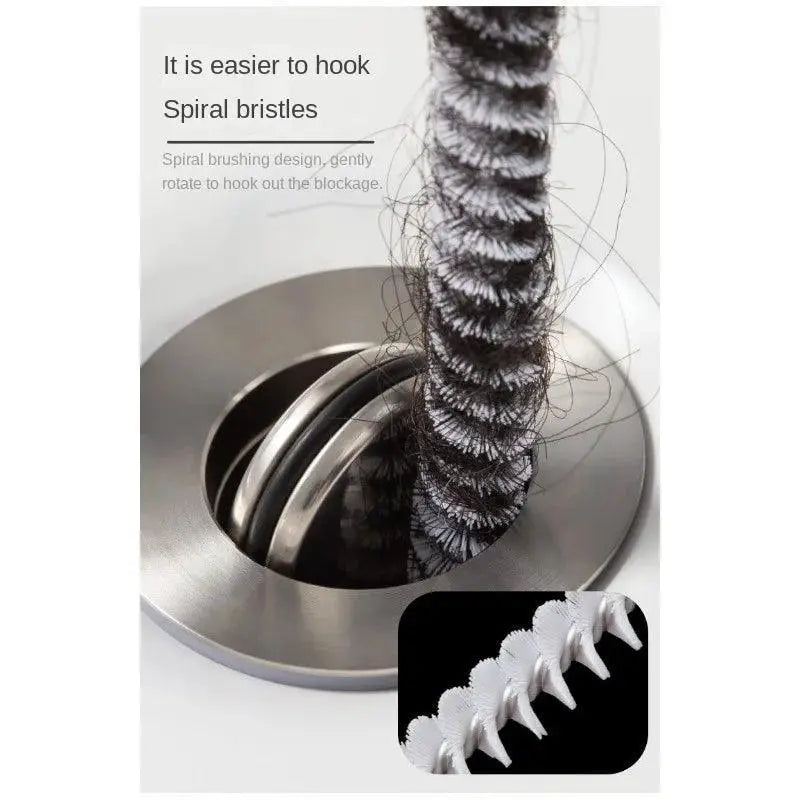 Pipe Dredging Brush Ultimate Home Drain Cleaner Tool
