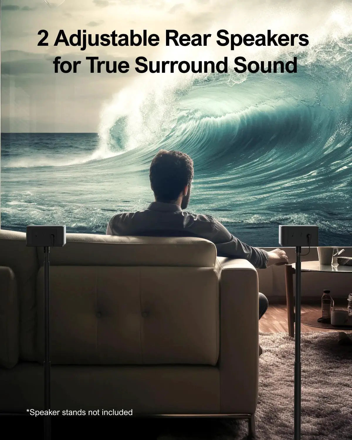 Ultimea 5.1 Surround Soundbar With Subwoofer And Speakers
