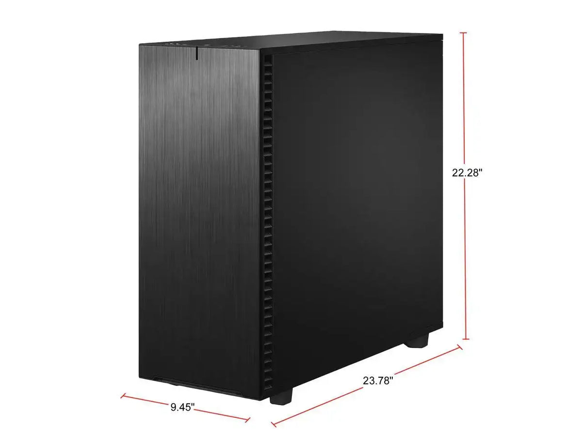 Fractal Design Define 7 XL Black Brushed Aluminum / Steel E-ATX Silent Modular Full Tower Computer Case