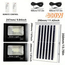Dual Head Solar LED Garden Wall Light